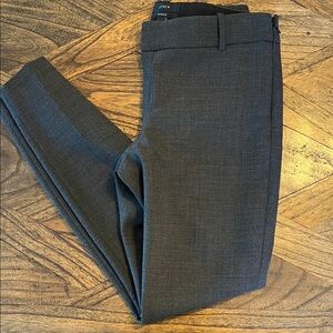 J. Crew Minnie stretch twill Charcoal Gray Dress Pants sz 0